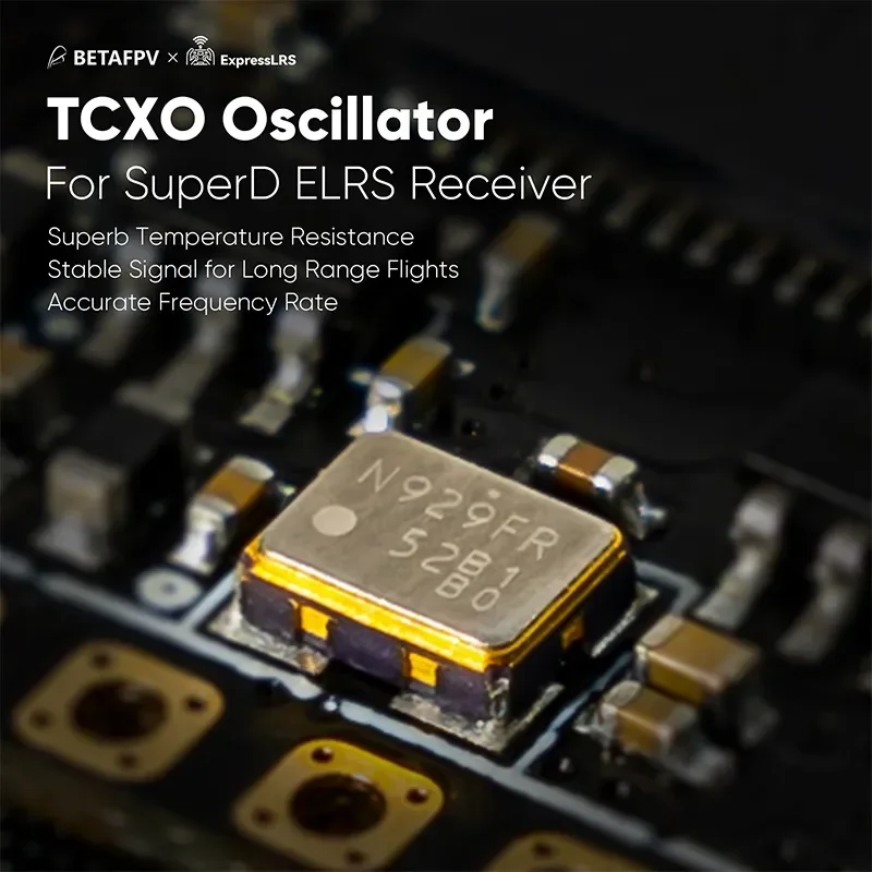 1PCS/2PCS BETAFPV SuperD ELRS 2,4G Diversity Empfänger ExprssLRS RX 2T Antennen TCXO IN Für RC FPV Long Range/Freestyle Drone Neue