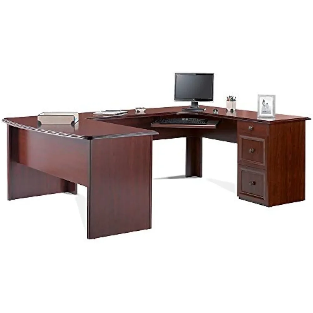 Executive U-Shaped Office Desk with Optional Hutch - Enhance Your Workspace