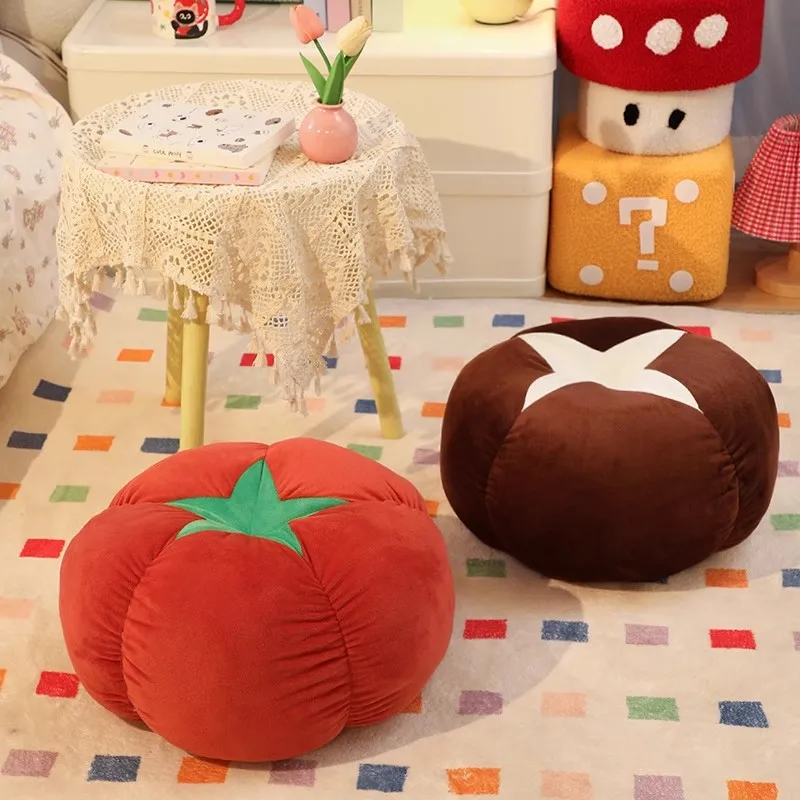 

Современная креативная подушка с грибами шиитаке и помидорами, подушка для гостиной, дивана, декоративное украшение, подушка для спинки кровати, мебель
