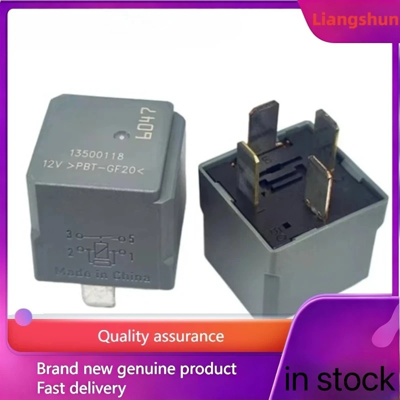 Nuevo lote de 5 unidades 13500118 PBT-GF20 Caja de fusibles automotriz con relé 12V 4 pines
