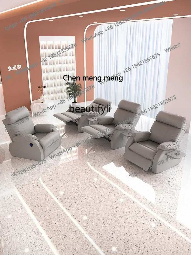 

S7486 ss Customized Hair Chair Foot Bath Hair Care Chair Beauty Shop Nail Electric Reclining Sofa Easy Chair