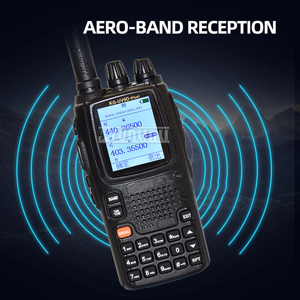 Walkie Talkie Cross Section 76-985mhz, Transfer 7-bagian menerima UV9D layar warna KG-UV9Dplus