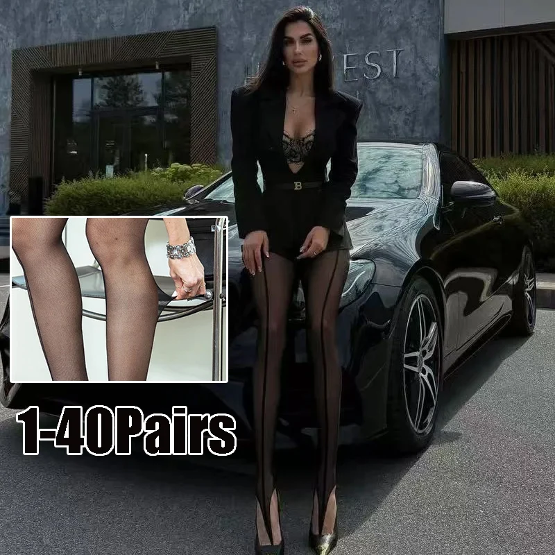 Sexy Ultra-Thin Black Tights with Anti-Snag Technology  Sheer Single Filament Pantyhose See-Through Bodycon Leggings Latest