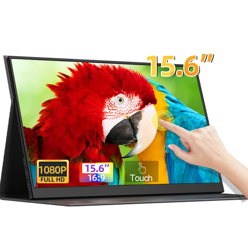 NEW Eimio 15.6 Inch FHD 1080P IPS 60Hz Type-C Portable Gaming Monitor with Built-in Speaker and Touch Screen CE/FCC Certified
