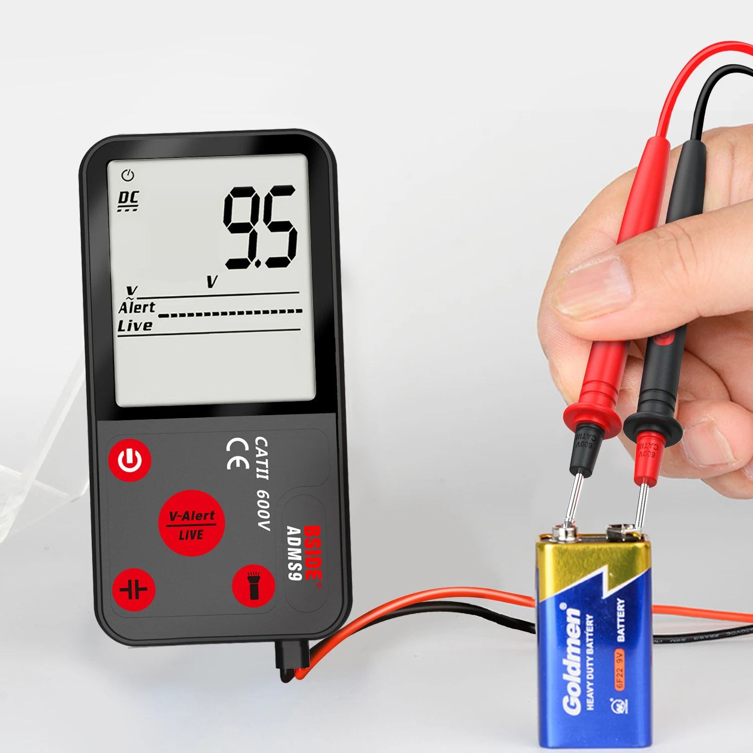 NOWY Multimetr cyfrowy Przenośny Multitester Inteligentny Tester dla elektryków T-RMS DC Napięcie AC Pojemność Dioda Ohm Hz NCV Merter