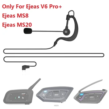 EJEAS V6 PRO + MS8 MS20 hakem interkom kulaklık hakem interkom kol paketi için C tipi kulaklık
