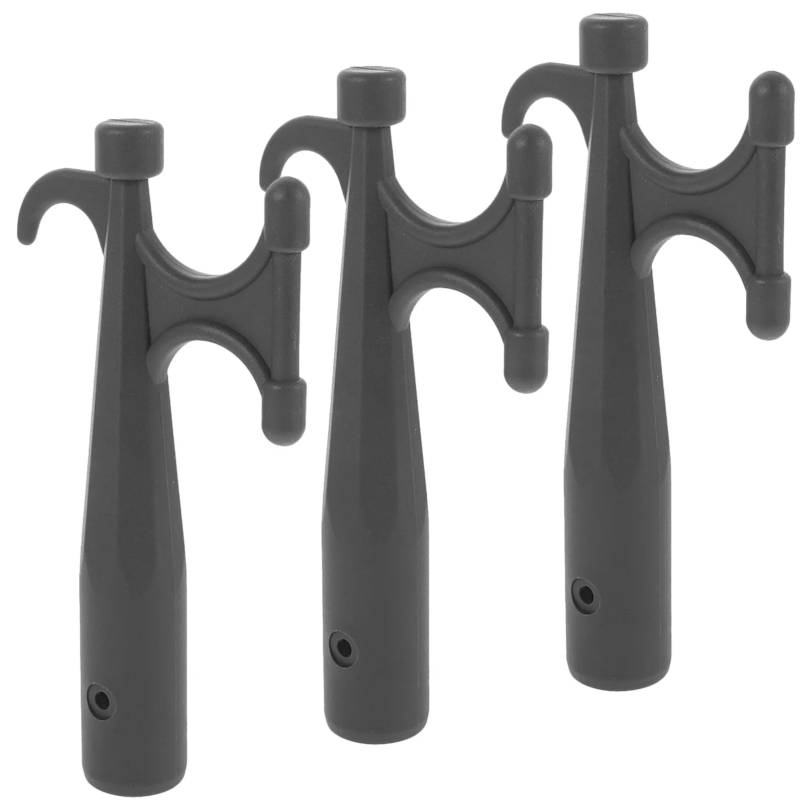 3Pcs Emergency Lifeboat Hook Set High-Strength Nylon Marine Docking Tool for Yacht Kayak Inflatable Boat Rapid Attachment