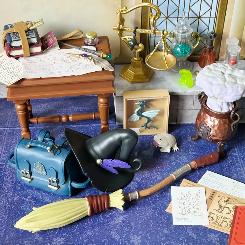 

Original Re-Ment School Of Witchcraft And Wizardry Series Blind Box Miniature Scene Magic Object Room Decoration Gift Toys