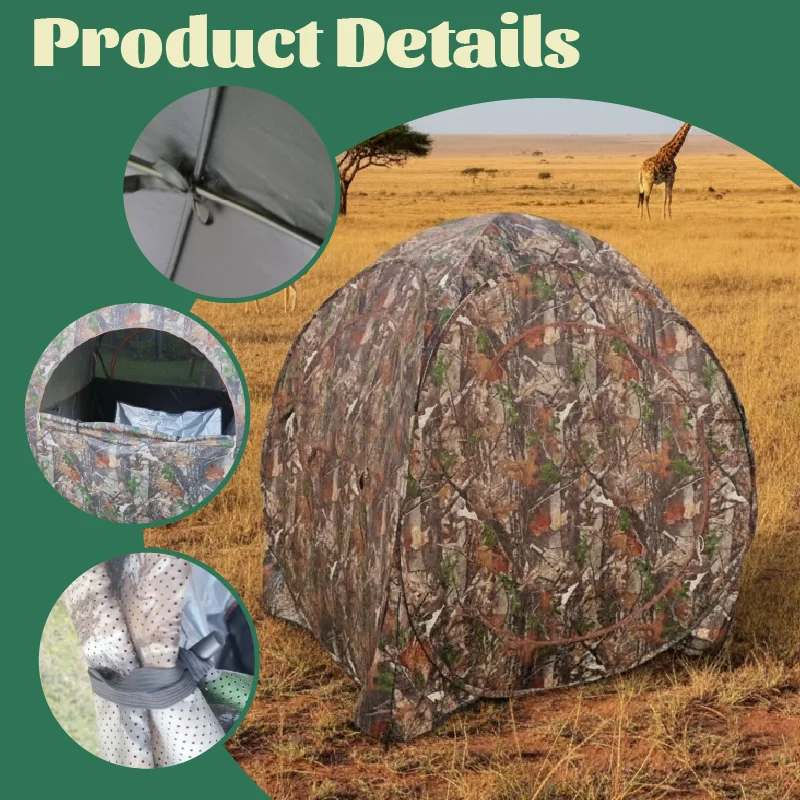 1 Person Camo Hub Hunting Blin - огляд і ціна Outdoor Hunting Blinds