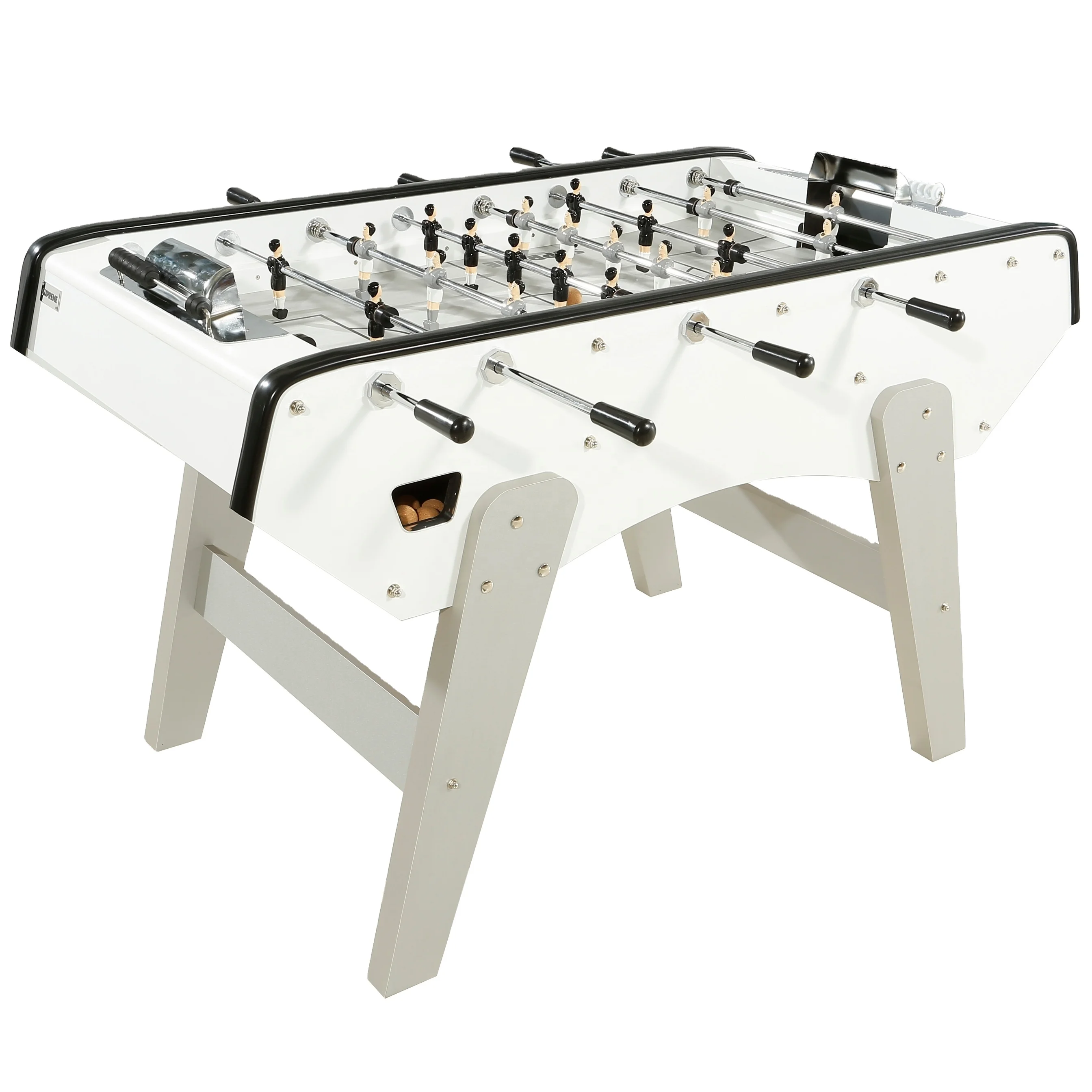 

New French Design Coined Football Table with Metal Player Telescopic Rod TS-5617 White