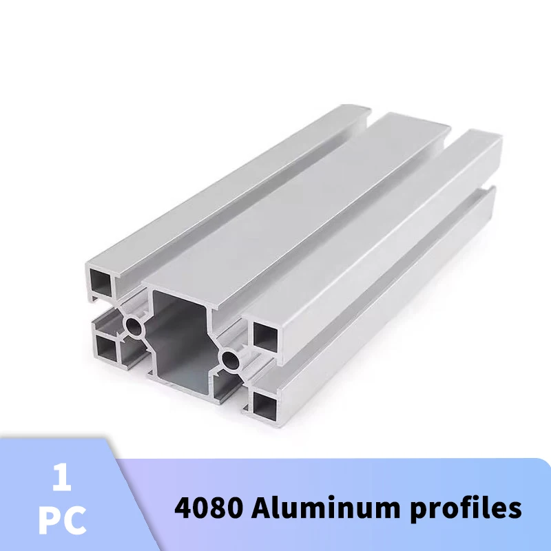 

1PC 4080 Aluminum Profile Extrusion European Standard Anodized Linear Rail Aluminum Extrusion Profile for CNC 3D Printer Parts
