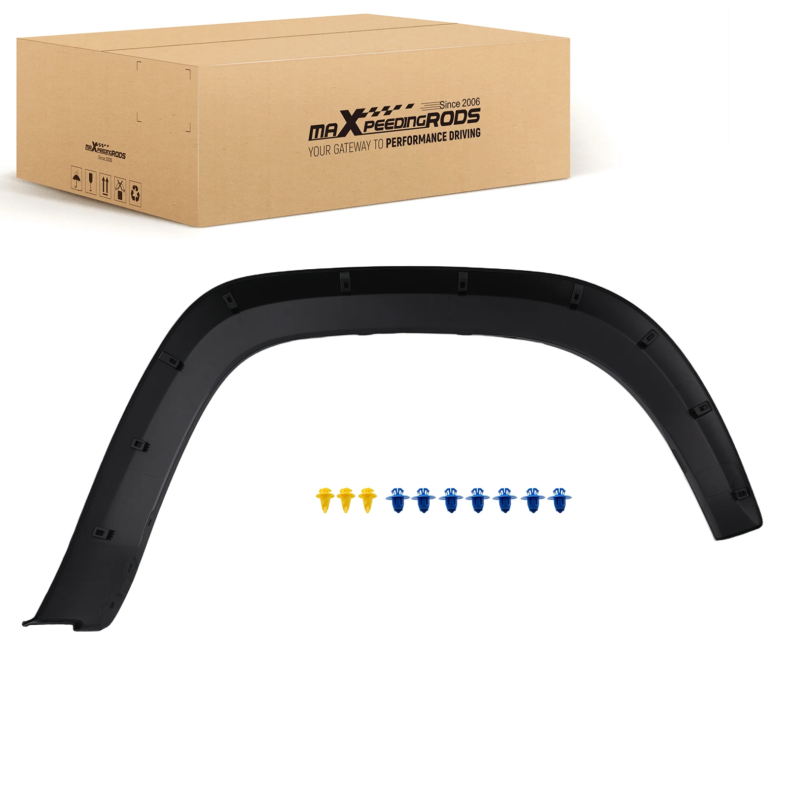 

Rear Fender Molding Trim Kit for Toyota Tacoma 2016-2023 TO1790111 Left Right Fender Trim Molding Fender Flare Molding Fender