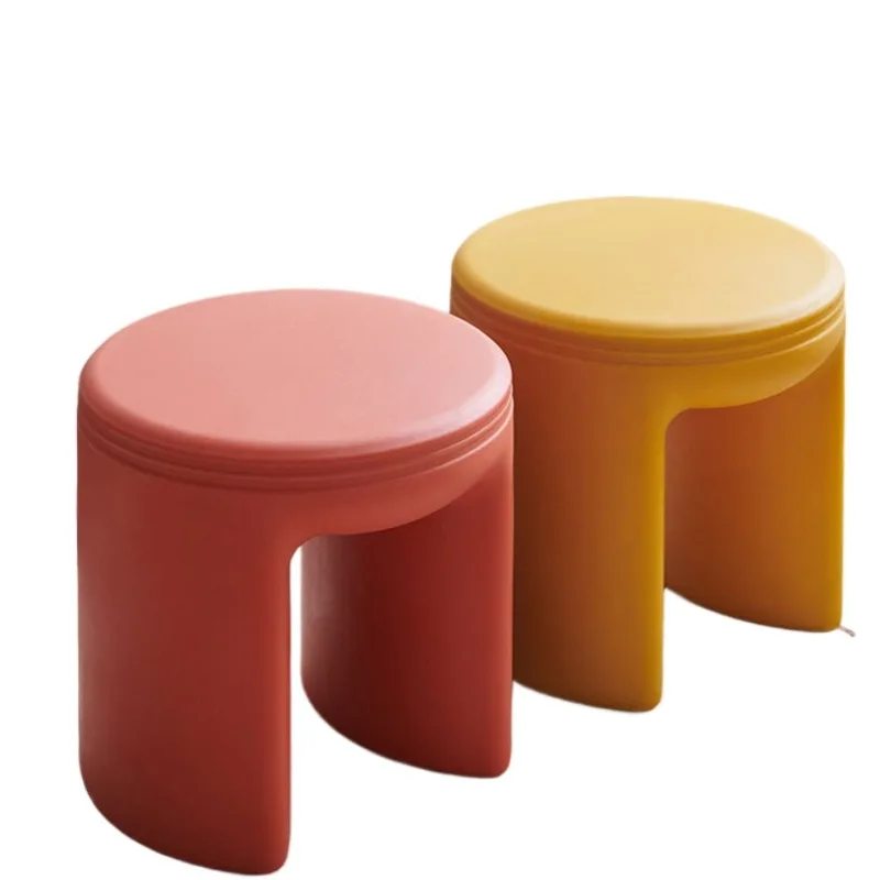 

Nordic living room creative low stool home door simple small shoe Internet celebrity plastic shoe stool