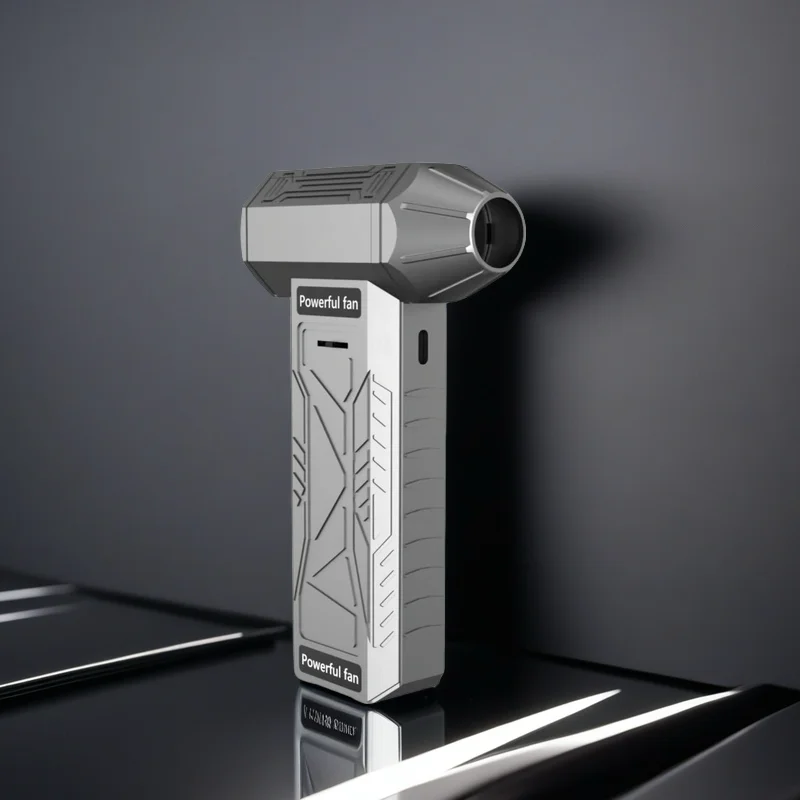 130000RPMTurbojet fan, rechargeable blower, infinitely variable speed, handheld brushless motor, cross jet gun car cleaning tooL