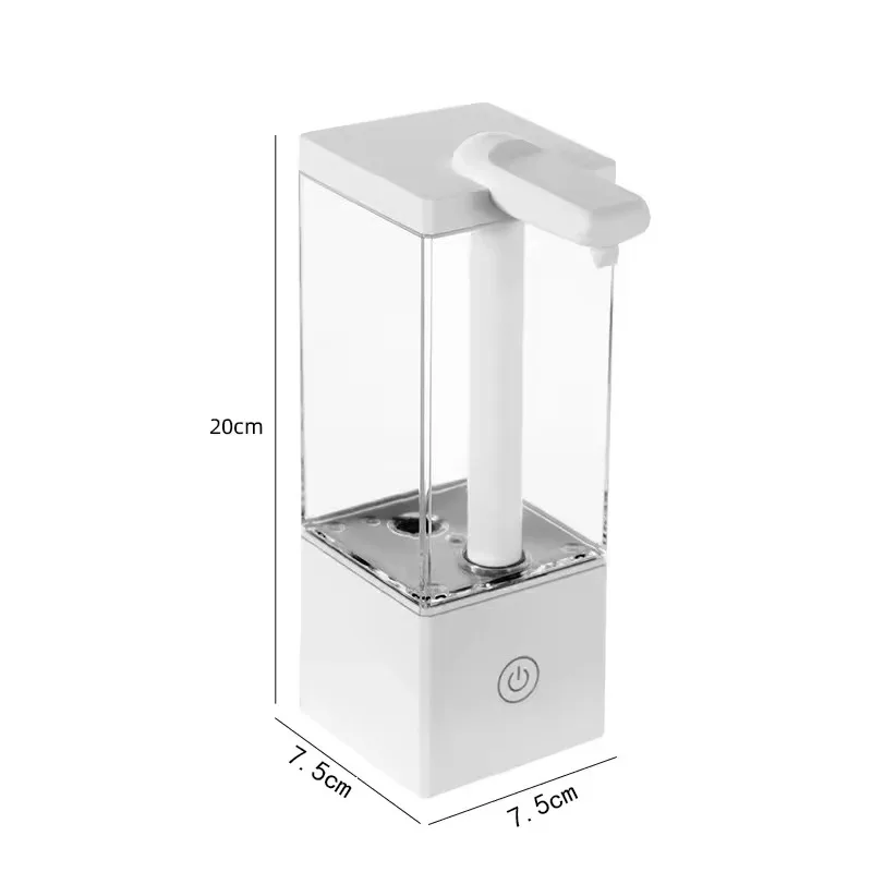 High Capacity 550ml Cleaning Detergent Dispenser New Automatic Sensor Soap Dispenser Touchless Built-in Battery USB Rechargeable