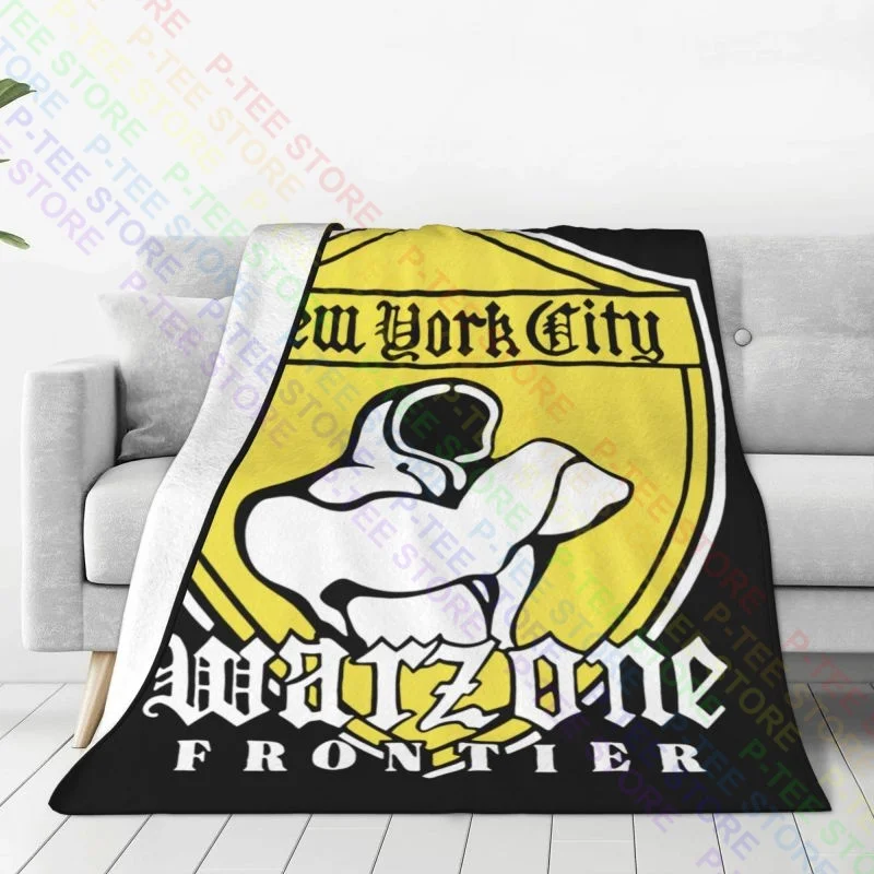 Warzone American Hardcore Punk Band New York City Frontier Blanket Home Dual Purpose Bedding Travel