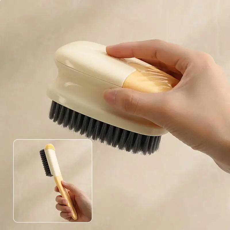 Shoe Cleaning Brush Shoe Washing Brush Shoe Scrub Brush 2x Sneaker Brush Long Handle Shoe Cleaning Brush For Clothes Shoes