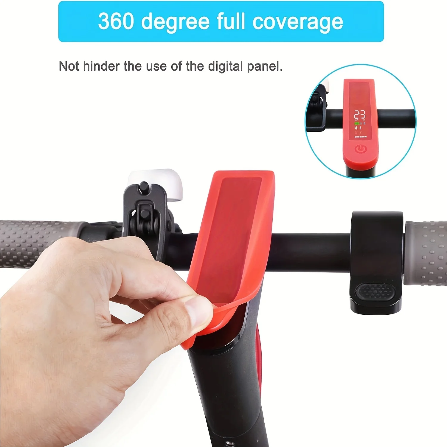 1pcs Dustproof and Waterproof Protective Case Dashboard Cover Protective Case for Xiaomi Mijia M365/M365 Pro Electric Scooter