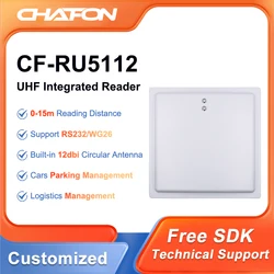 Chafon CF-RU5112 long range rfid reader built-in 12dBi antenna with led indicator for parking application