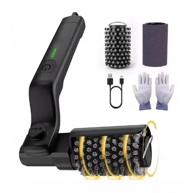 Electric Grill Cleaner Brush Rotary BBQ Cleaning Tool 3-Speed 2600mAh Rechargeable Outdoor Barbecue Accessories