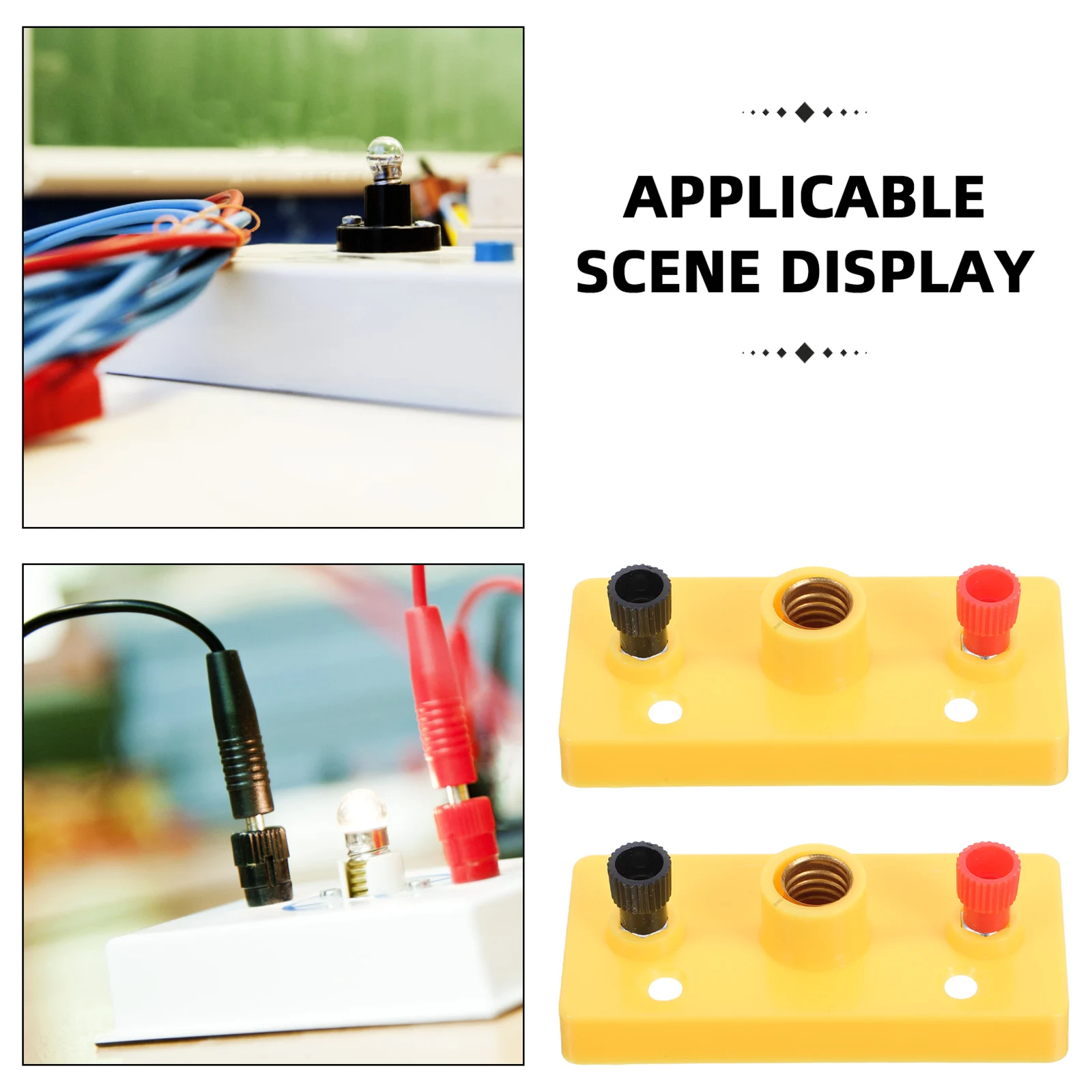 2pcs Electrical Light Holders Mini Screw Bulb Socket Physics Experiment Lamp Holders