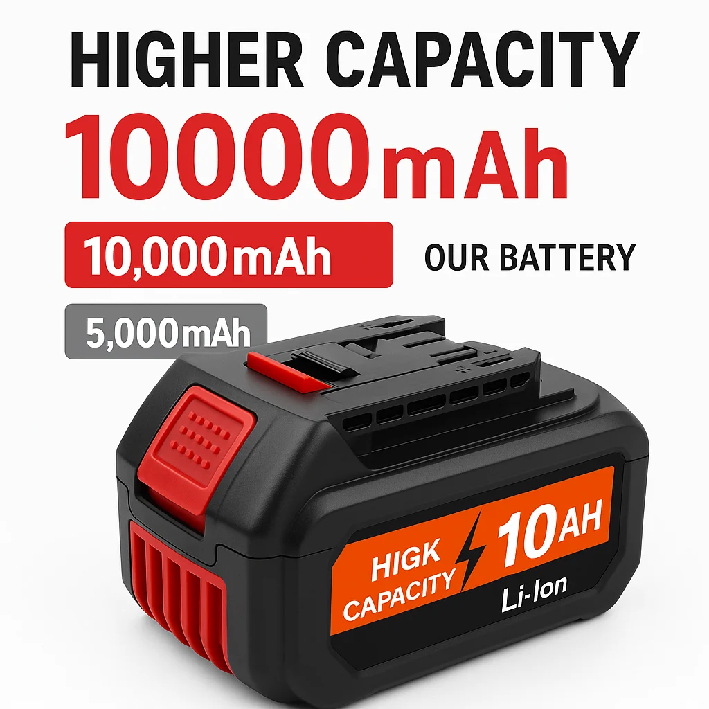 

18V 10.0Ah Battery Original for Bosch 18V Professional GBA GBH GSR GSB BAT618 BAT609 BAT620 Replacement Battery