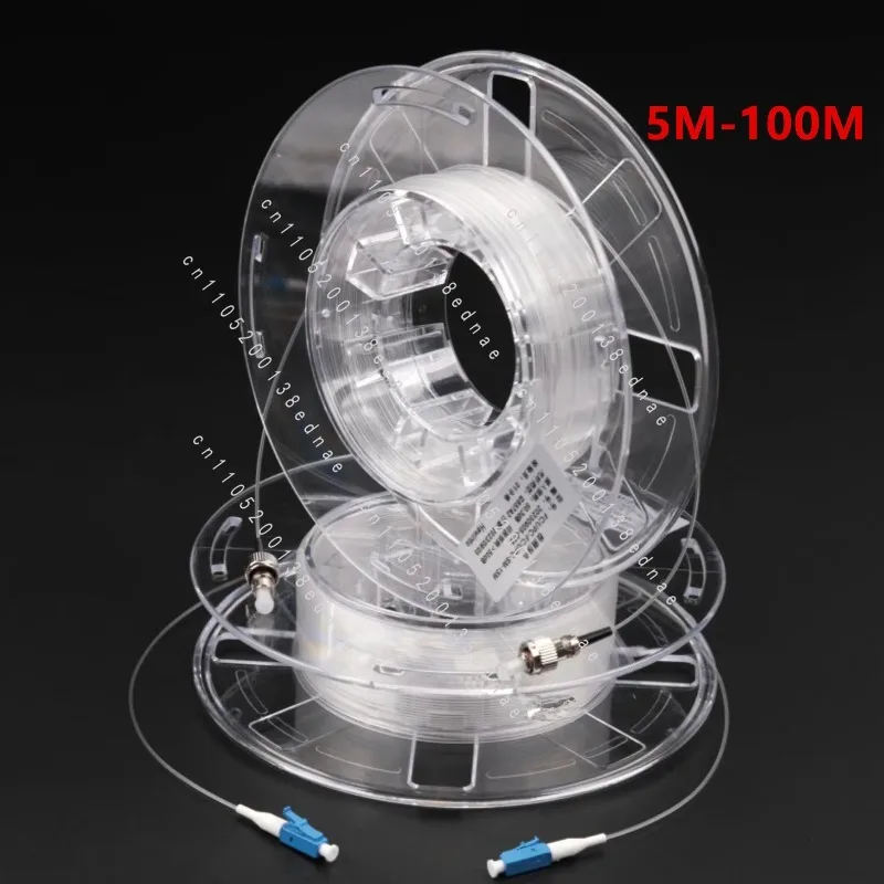 Transparent invisible fiber optic indoor whole house line single mode single core SC-SC invisible extension cable hidden home