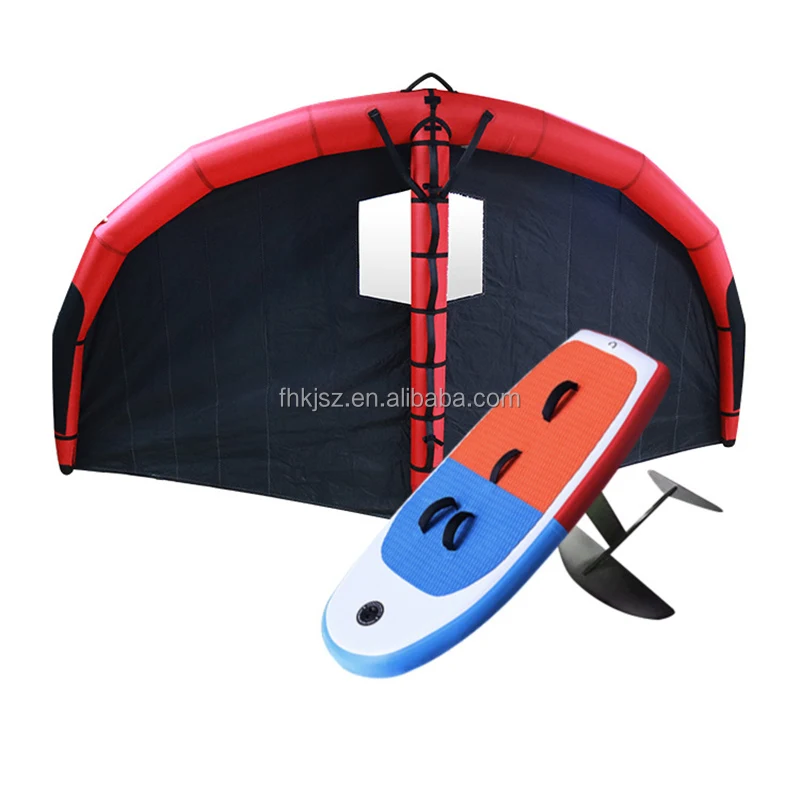 Custom Surfing Hydrofoil Surfboard PVC Drop Stitch Inflatable Wingfoil Board