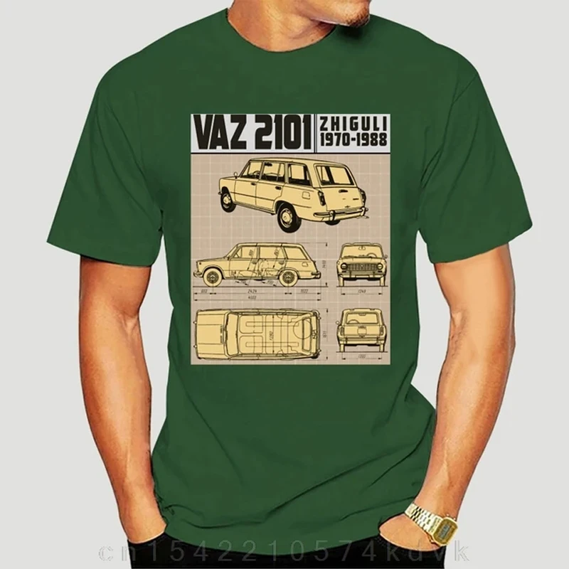 VAZ 2101 ZHIGULI LADA CAR T-shirt Fashion Quality Printing Graphic 100% Cotton Unisex Casual Oversize Hip Hop Tee Shirts