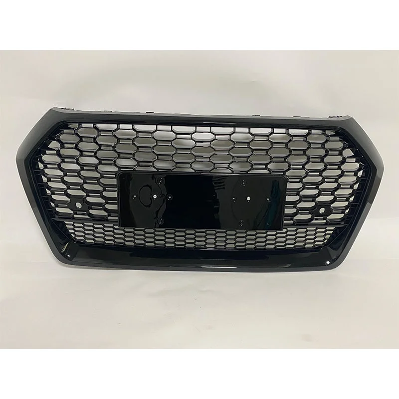 Voor Audi Q5 SQ5 Gemodificeerde RSQ5 2018 2019 2020 Voorbumper Mesh Racing Grills Grill Honingraat Kap Cover Plaat Auto accessoires - afbeelding 1
