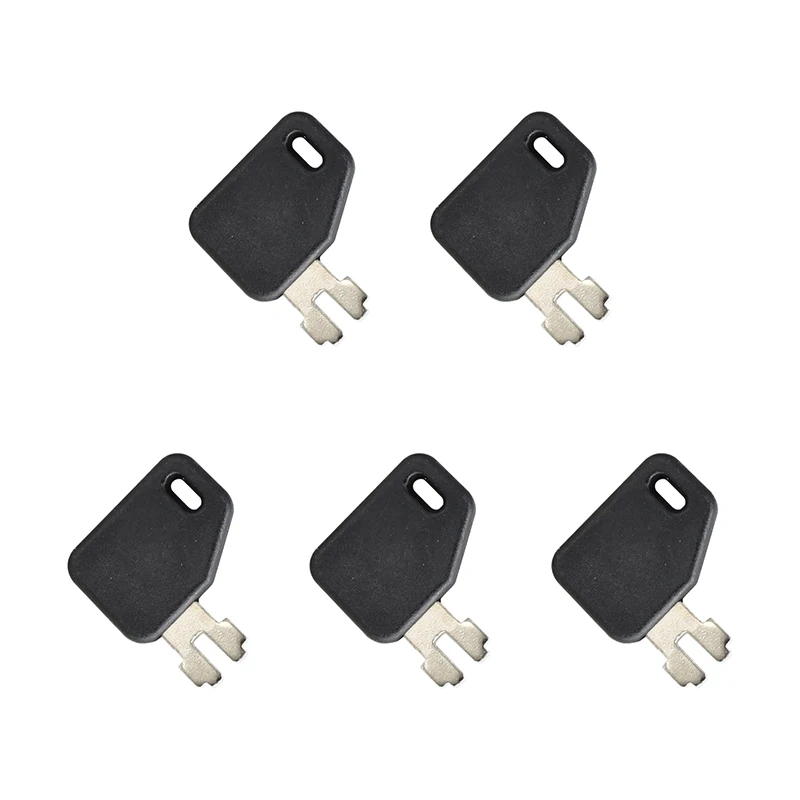 5pcs 14588962 4529607 Ignition Key Compatible with Volvo Wheeled Excavator EW145B EW130 EW60C Compact Excavator EC55B