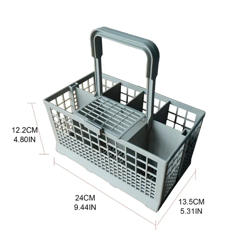 Cesta Universal para lavavajillas, cesta de repuesto, caja de almacenamiento, accesorio de cocina, 9,5 "x 5,4" x 4,8"