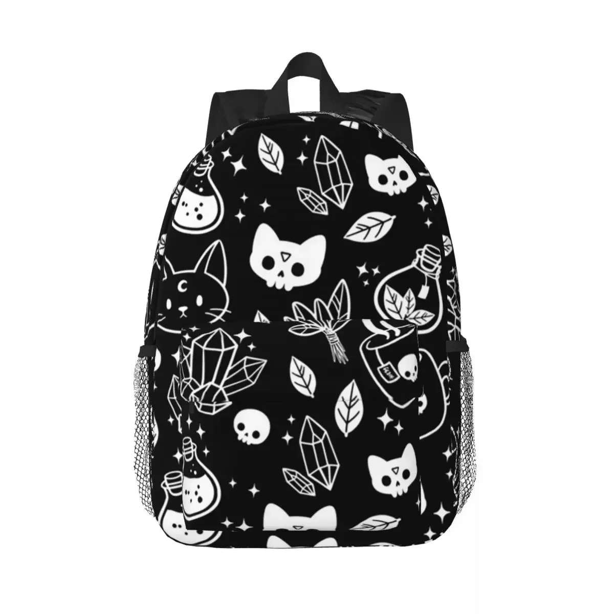 

Рюкзак Herb Witch Cat Black And White Nikury, Лидер продаж, рюкзак для мальчиков и девочек, сумка для книг, сумки на плечо для мужчин, женщин, детей, школьная сумка