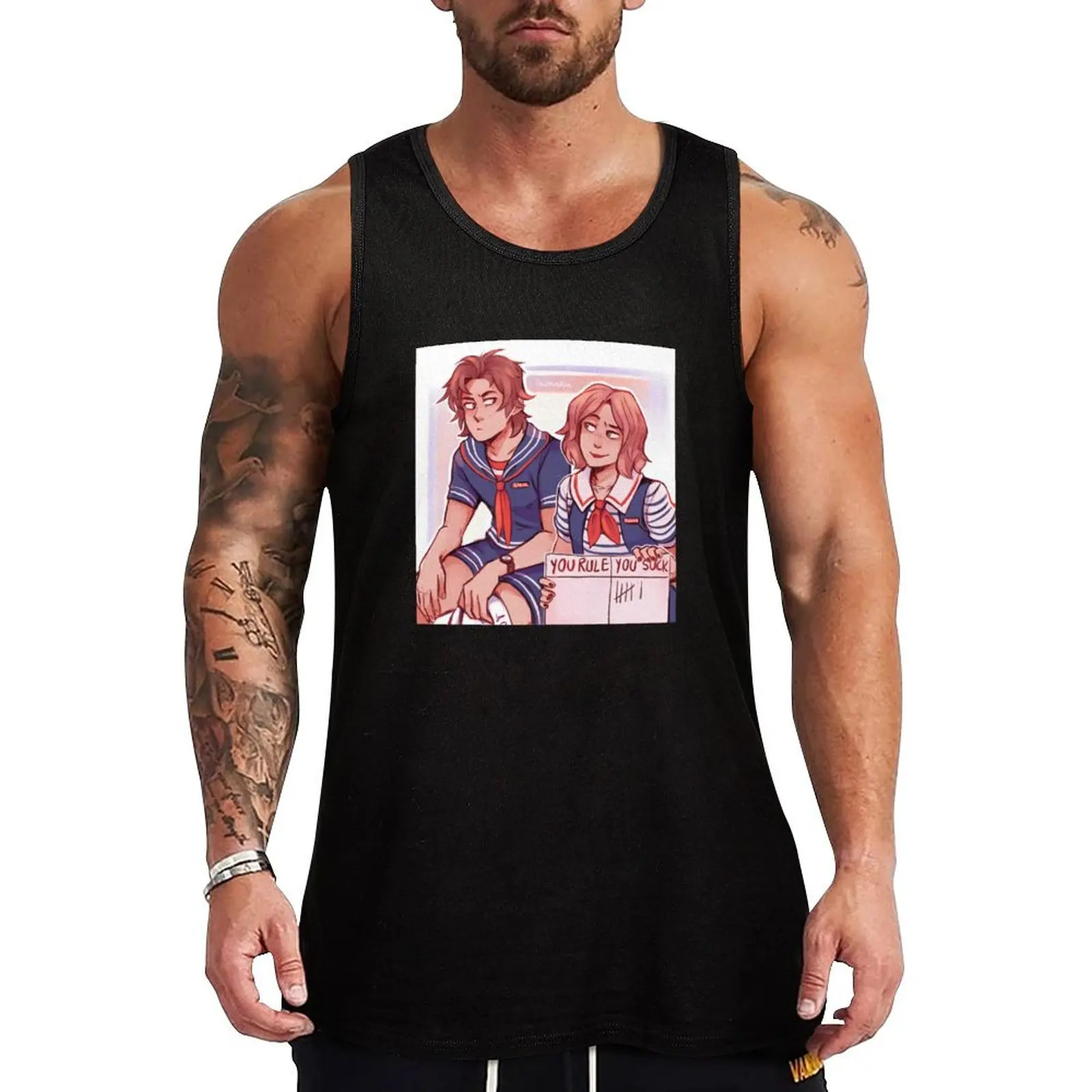 

Best Friends Tank Top Basic Undershirt Tank Top Casual Lightweight Shirt