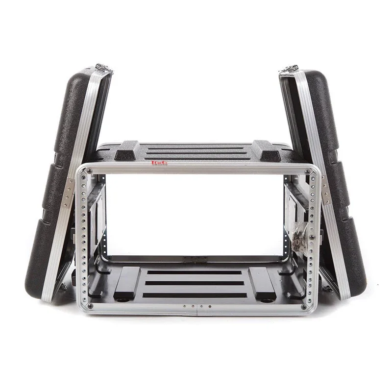 Caixa de rack ABS de profundidade de polegadas 4U 6U 8U 10U 12U com alças e rodas