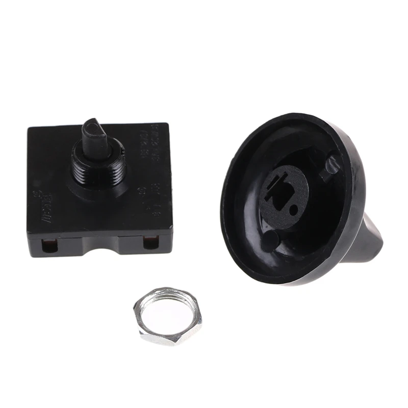 [1/2Pcs 120V-250V 4-Position 3-Speed Fan Selector Rotary Select Selector Switch 13AMP]