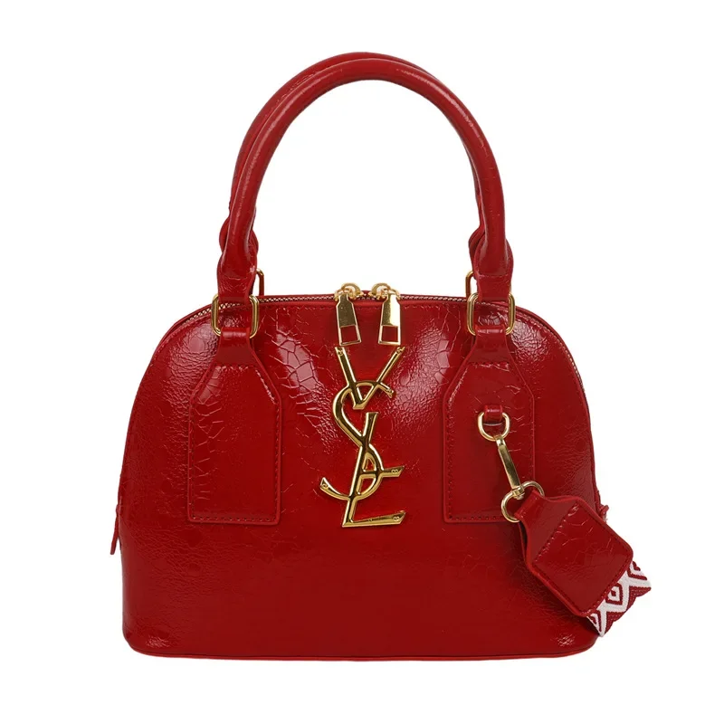 

Энергичная поездка на свежем воздухе! Сумка для боулинга в стиле ретро с широким ремешком 2025 — новая женская текстурированная стильная сумка через плечо Boston через плечо