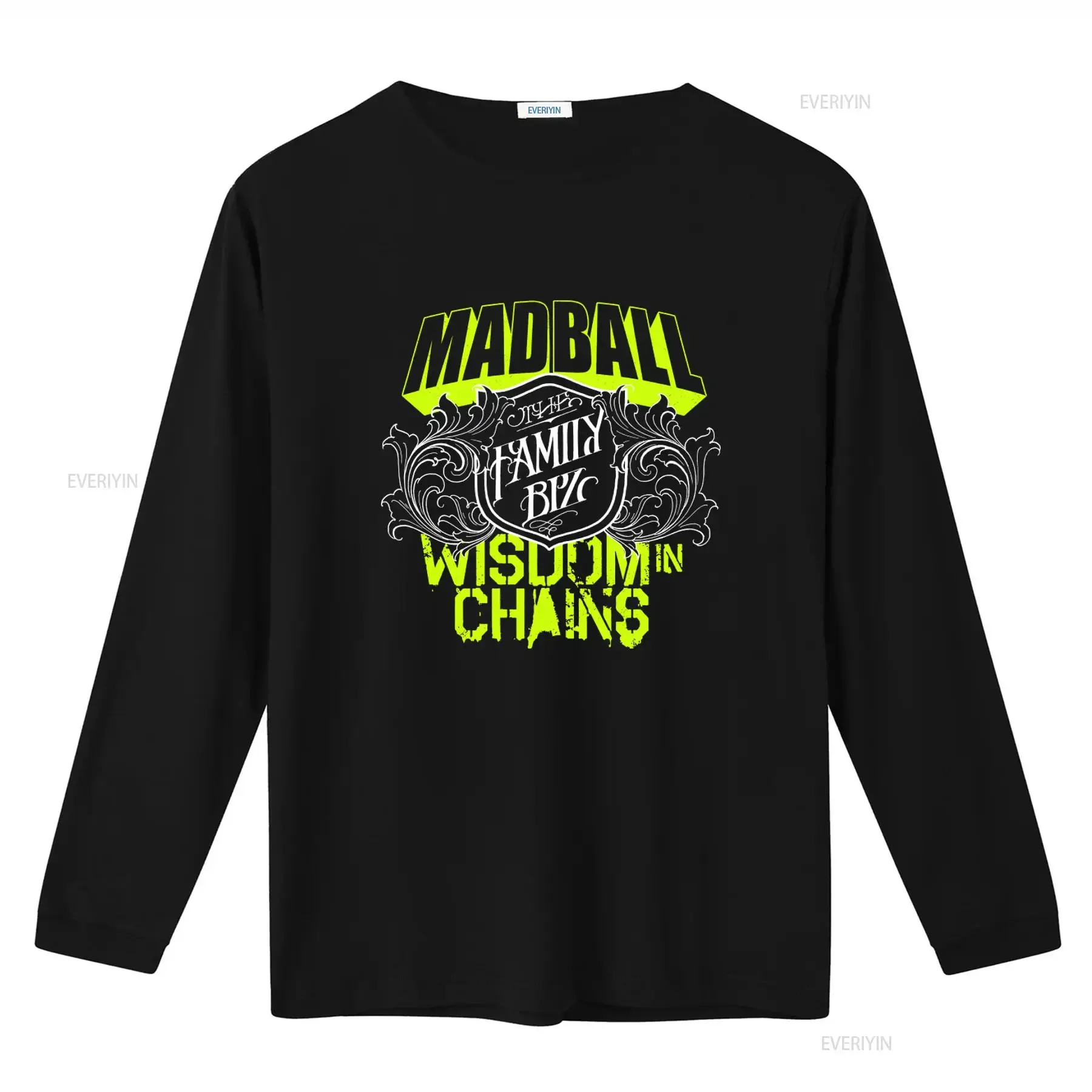 Madball And Wisdom In Chains The Family Biz Print T Shirt Streetwear Fashion Casual vintage Washed graphic Unisex homme