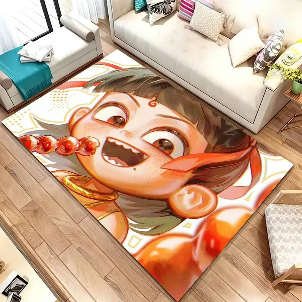 Nezha Floor Mat Rugs Soft Bedroom Floor Anti-skid Household Carpets