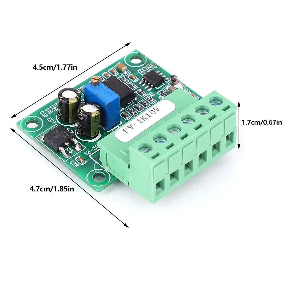 Digital to Analog Module FV-1KHz10V Frequency Voltage Converter Module 0~1Khz to 0~10V Digital to Analog Signal Module