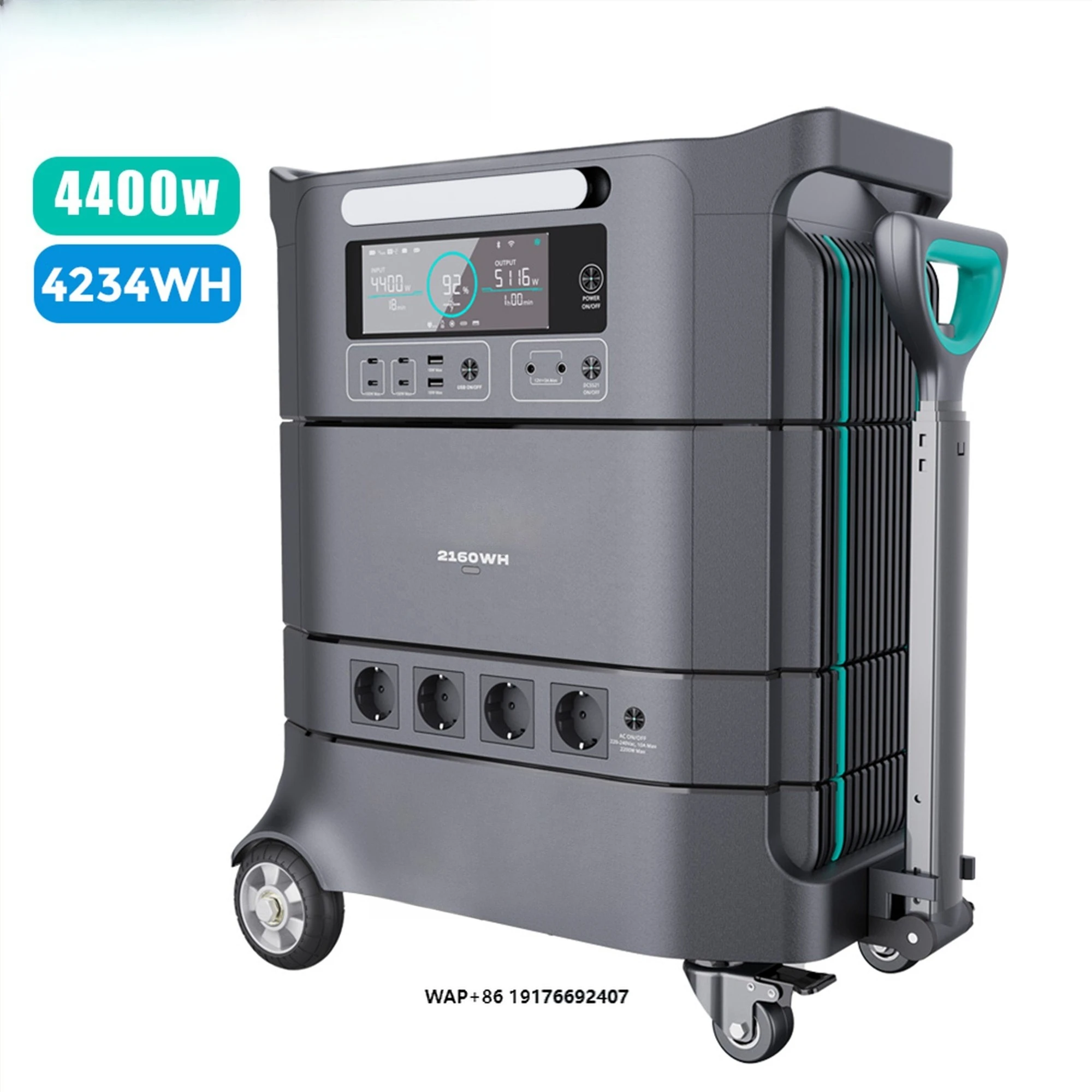 

Sorein 4400W High Quality 3300W Solar Power Generator 110V 220V 3000W Portable Power Station 3 Kw Portable Generator for Bakery