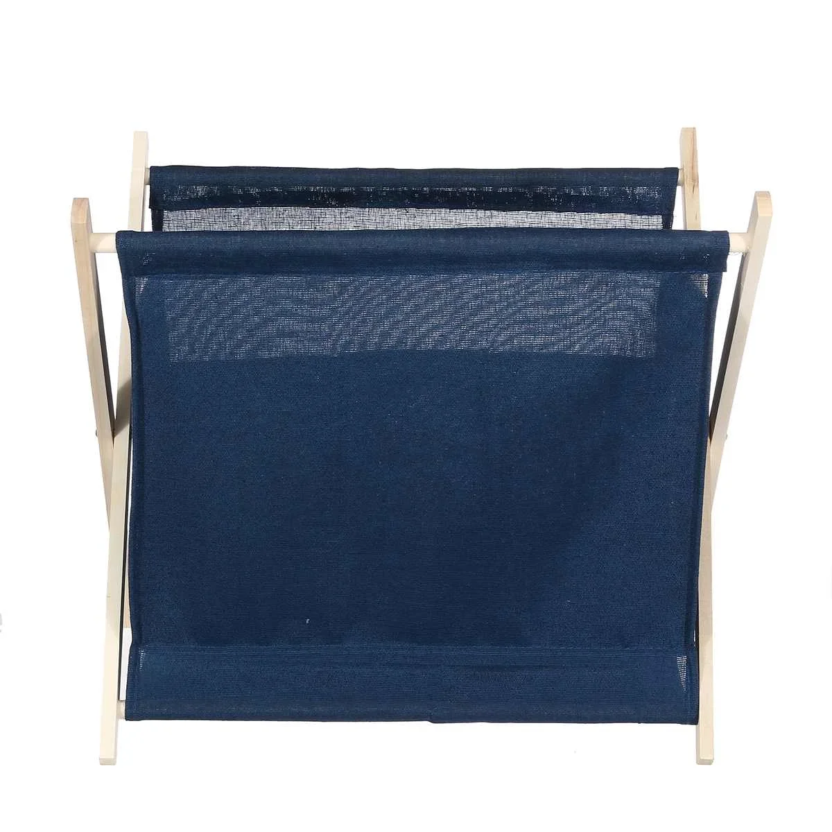 X-shape Magazine Book Basket Foldable Organizer Printed Collapsible 1 Grid Home Laundry Hamper Sorter Laundry Clothes Basket