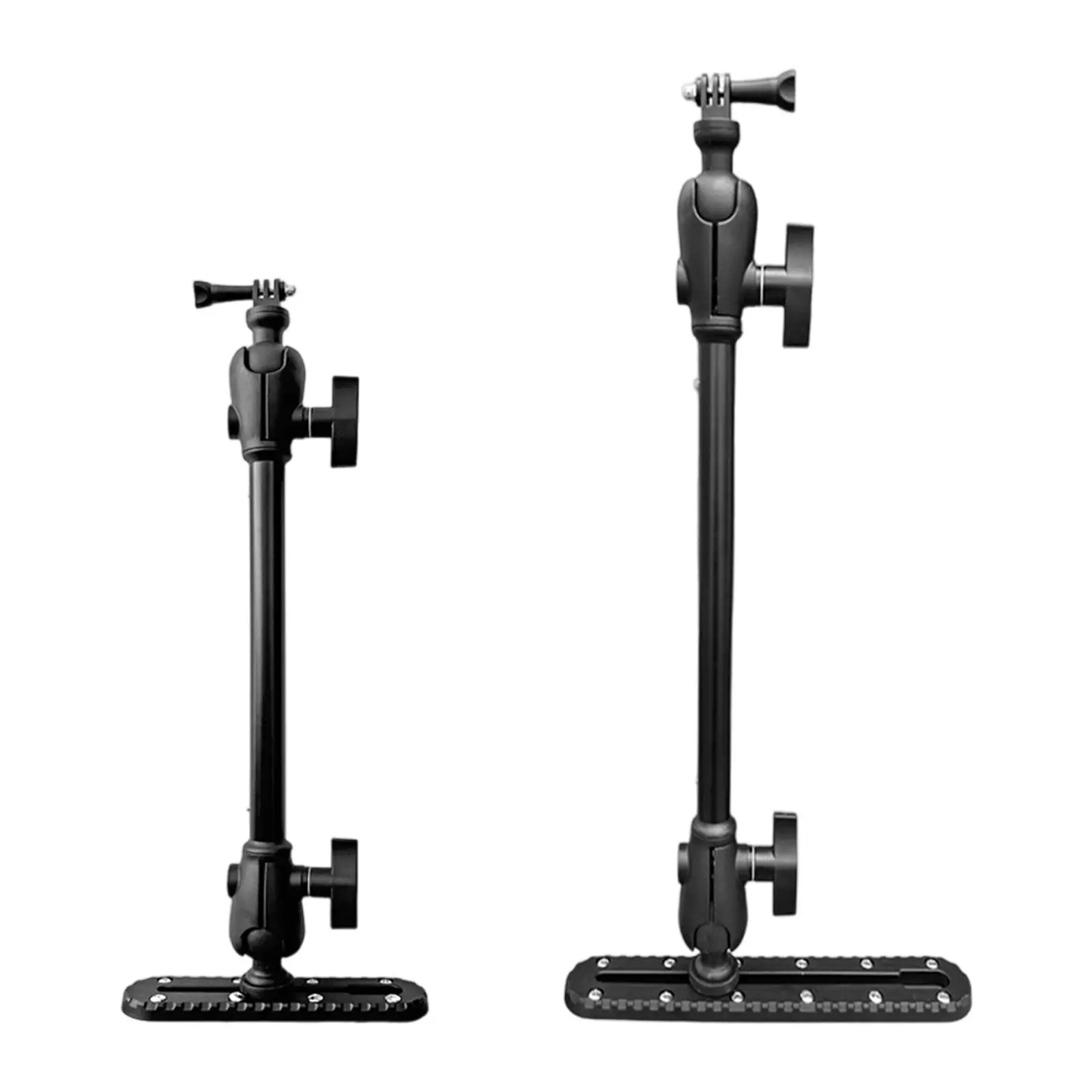 Kayak Camera Mount Aluminum Pole Kayak Accessory Easy to Install Stable Support Mounting Bracket for Canoes Surfing Rafting