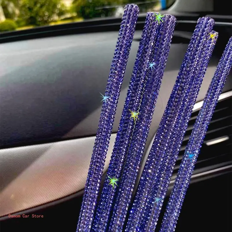 Shining Elegant Car Air Condition Vent Cover Strip Fully Wrapped Accessories