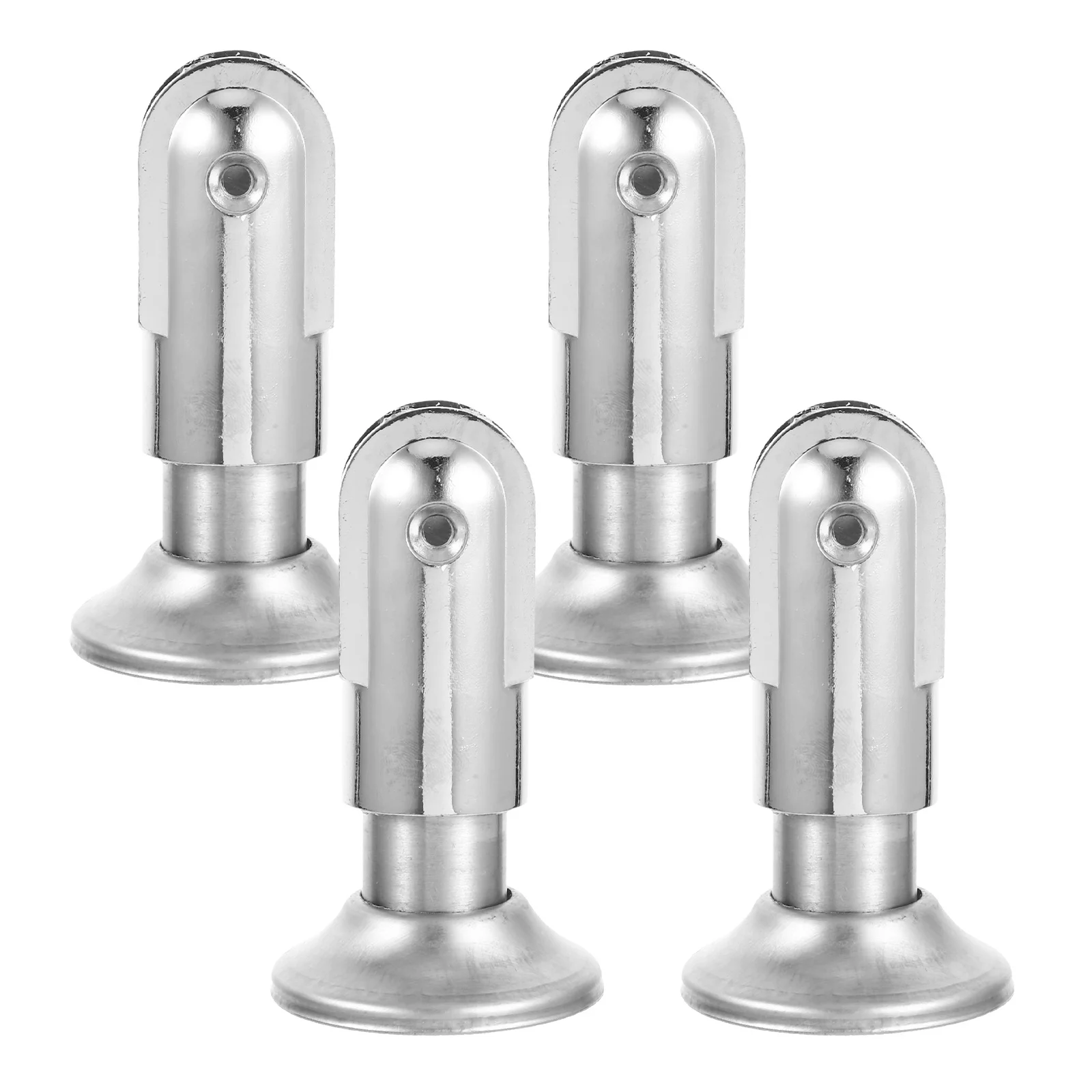 4 قطعة الفولاذ المقاوم للصدأ التقسيم القدم مرحاض حامل المرحاض دعم قوس للحمام العام مكعب الأجهزة المتينة #1