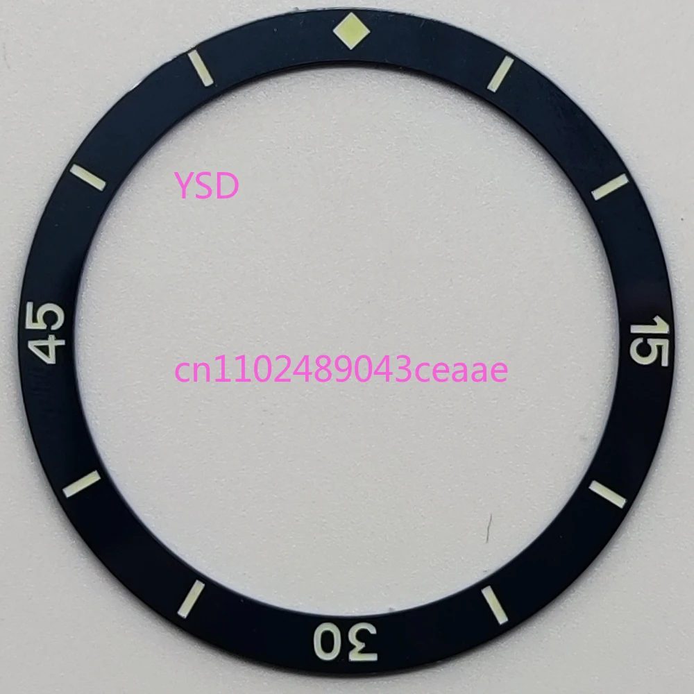 

38mm Watch Part - Black Ceramic Bezel Insert for SKX007 Compatible Dials