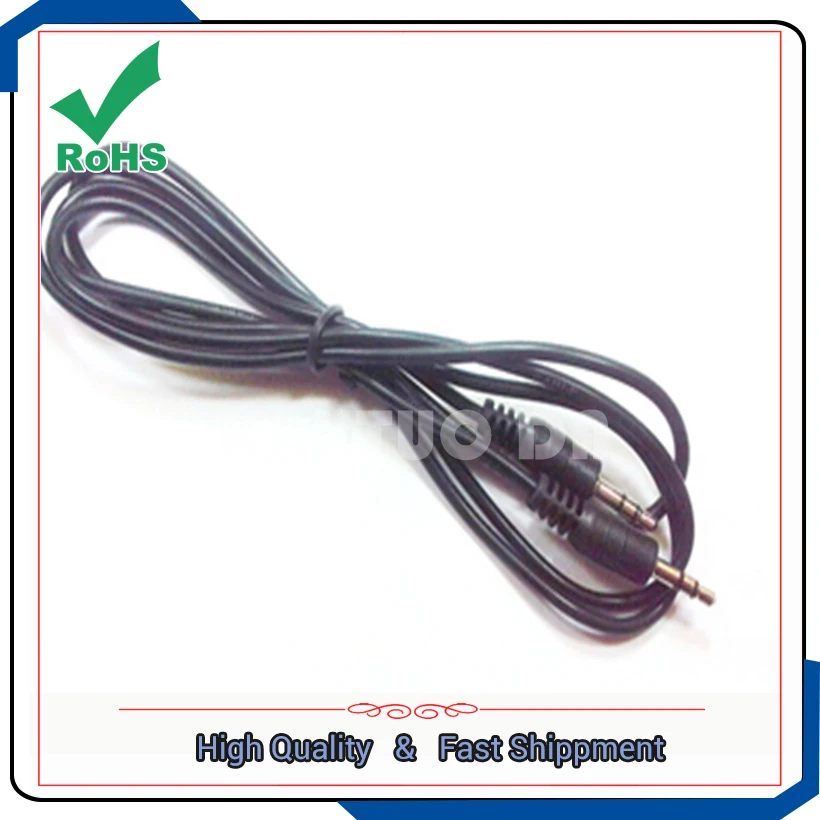 3.5mm audio line male to public audio wire cable headset dual audio line