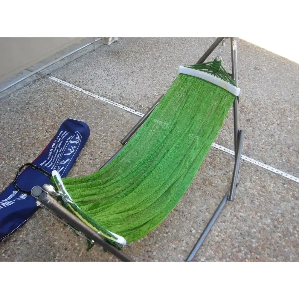 Portable Medium-Duty Metal Hammock Swing Bed, 48 with Adjustable Features and Carry Bag
