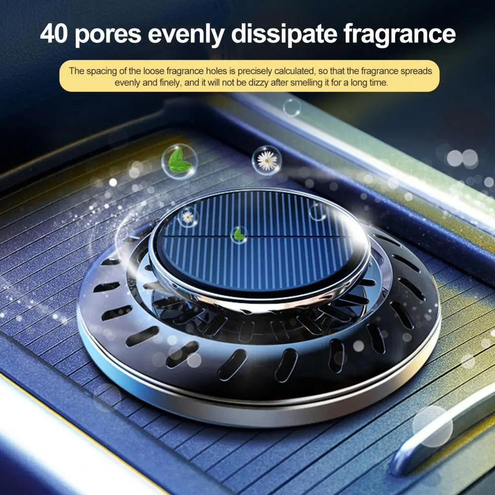 Solar Intelligent Car  Aromatherapy Scent Car Air Freshener Machine Waterless Essential Oil Car Aroma Diffuser Product