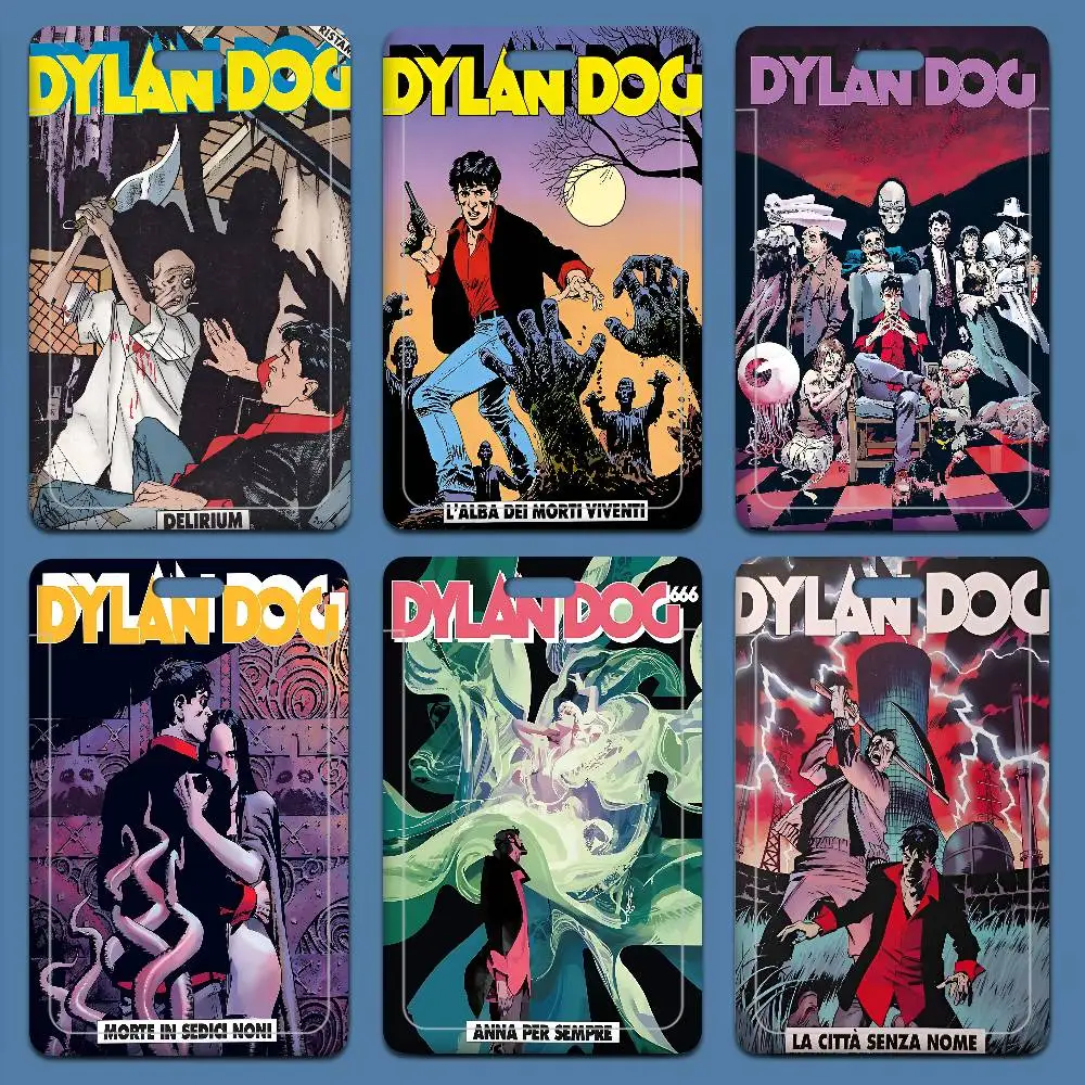 

Классические аниме-держатели для ID-карт Dylan Dog, шнурки для карт, чехлы для пропусков, подвесные шнурки для женщин, держатели для бейджей, шейные ремешки, держатели для визиток